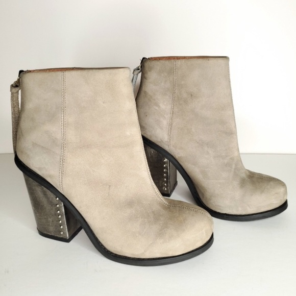 Jeffrey Campbell Shoes - Jeffrey Campbell Reverb Heeled Booties Suede